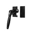 Raamsluiting zwart met slot Deco links Raamsluiting zwart met slot Deco links