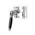 Raamsluiting mat nikkel met slot Deco links Raamsluiting mat nikkel met slot Deco links