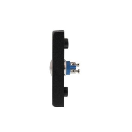 Intersteel Intersteel Deurbel voordeur rechthoekig mat zwart RVS - verdekte montage (65x30x10mm) | De Oude Deurklink