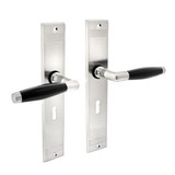 Intersteel Deurklink Ton basic schild mat nikkel sleutelgat 56mm