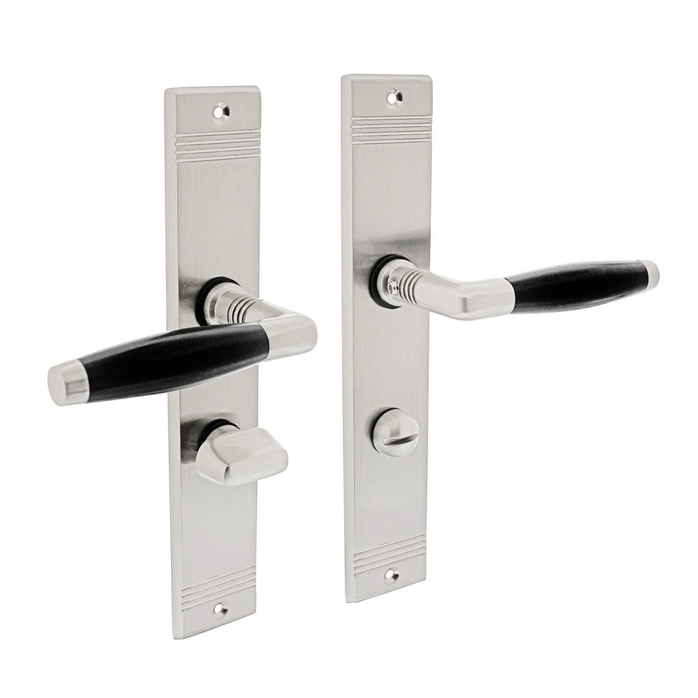 Intersteel Deurklink Ton basic schild mat nikkel wc63/8mm Intersteel Deurklink Ton basic schild mat nikkel wc63/8mm