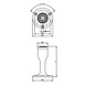Intersteel Deurstopper recht model chroom Intersteel Deurstopper recht model chroom