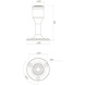 Intersteel Deurstopper recht model mat zwart Intersteel Deurstopper recht model mat zwart