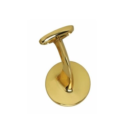 Intersteel Intersteel Trapleuninghouder messing gelakt hol zadel blind - ronde leuning | De Oude Deurklink Intersteel Intersteel Trapleuninghouder messing gelakt hol zadel blind - ronde leuning | De Oude Deurklink