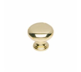 Intersteel Meubelknop paddenstoel 25 mm messing gelakt Intersteel Meubelknop paddenstoel 25 mm messing gelakt