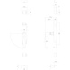 Intersteel Raamespagnolet Ton 400 links nikkel/ebbenhout Intersteel Raamespagnolet Ton 400 links nikkel/ebbenhout