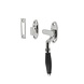 Intersteel Raamsluiting Ton rechts chroom / ebbenhout Intersteel Raamsluiting Ton rechts chroom / ebbenhout