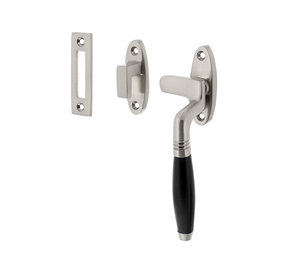 Intersteel Raamsluiting Ton rechts mat nikkel / ebbenhout