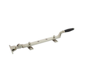 Intersteel Raamuitzetter Ton met stelpennen mat nikkel / ebbenhout Intersteel Raamuitzetter Ton met stelpennen mat nikkel / ebbenhout