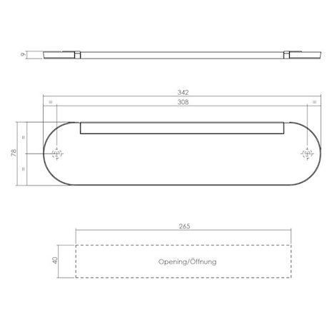 Intersteel Intersteel Tochtwering brievenbus  messing gelakt binnenzijde voordeur | De Oude Deurklink