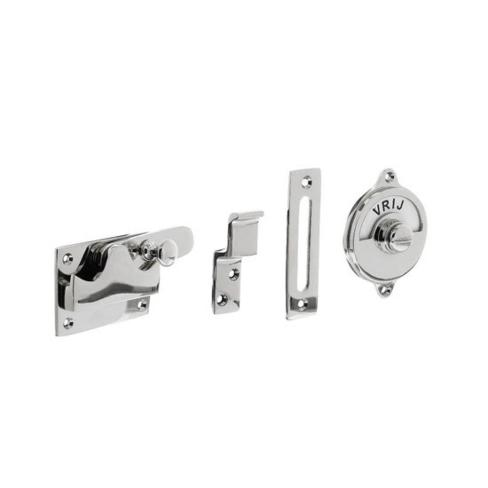 Intersteel Intersteel WC-slot hendel met bocht vrij-bezet chroom | De Oude Deurklink jaren 30 deurbeslag Intersteel Intersteel WC-slot hendel met bocht vrij-bezet chroom | De Oude Deurklink jaren 30 deurbeslag