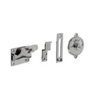 Intersteel Intersteel WC-slot hendel met bocht vrij-bezet nikkel