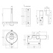 Intersteel WC-slot hendel vlak vrij/bezet messing gelakt Intersteel WC-slot hendel vlak vrij/bezet messing gelakt