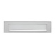 Intersteel Brievenbus met klep en regenrand chroom mat Intersteel Brievenbus met klep en regenrand chroom mat