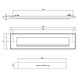 Intersteel Intersteel Brievenbus voordeur met klep en regenrand messing getrommeld | De Oude Deurklink