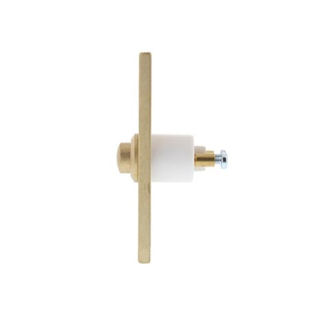 Intersteel Deurbel rechthoekig smal messing getrommeld