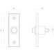 Intersteel Intersteel Deurbel voordeur rechthoekig messing getrommeld | De Oude Deurklink Intersteel Intersteel Deurbel voordeur rechthoekig messing getrommeld | De Oude Deurklink