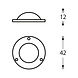Intersteel Intersteel Afdekplaatje rond mat zwart deurbeslag binnendeur | De Oude Deurklink Intersteel Intersteel Afdekplaatje rond mat zwart deurbeslag binnendeur | De Oude Deurklink