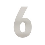Intersteel Huisnummer 6 XL hoogte 30 cm geborsteld RVS Intersteel Huisnummer 6 XL hoogte 30 cm geborsteld RVS