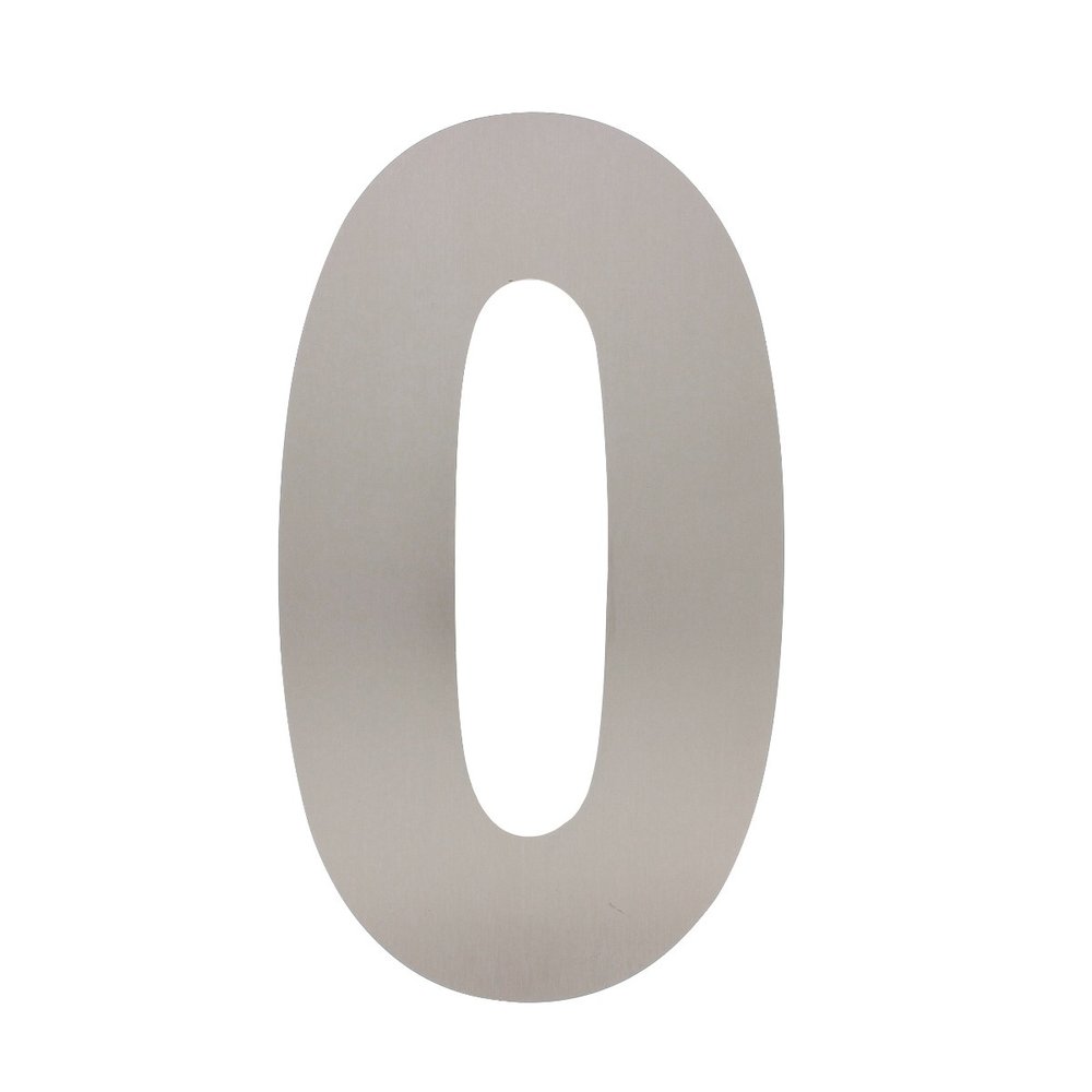 Intersteel Intersteel Huisnummer 0 XXL geborsteld RVS (50cm) - weerbestendig buitendeurbeslag | De Oude Deurklink klassiek buitendeurbeslag Intersteel Intersteel Huisnummer 0 XXL geborsteld RVS (50cm) - weerbestendig buitendeurbeslag | De Oude Deurklink klassiek buitendeurbeslag