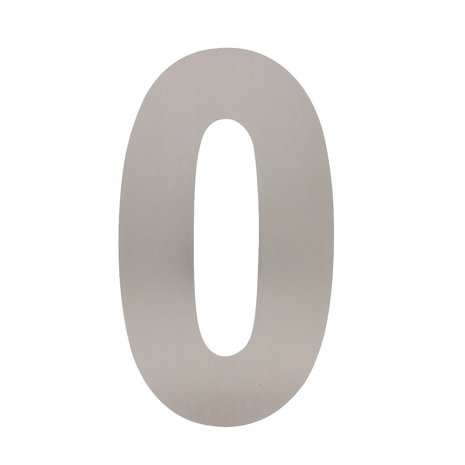 Intersteel Intersteel Huisnummer 0 XXL geborsteld RVS (50cm) - weerbestendig buitendeurbeslag | De Oude Deurklink klassiek buitendeurbeslag Intersteel Intersteel Huisnummer 0 XXL geborsteld RVS (50cm) - weerbestendig buitendeurbeslag | De Oude Deurklink klassiek buitendeurbeslag