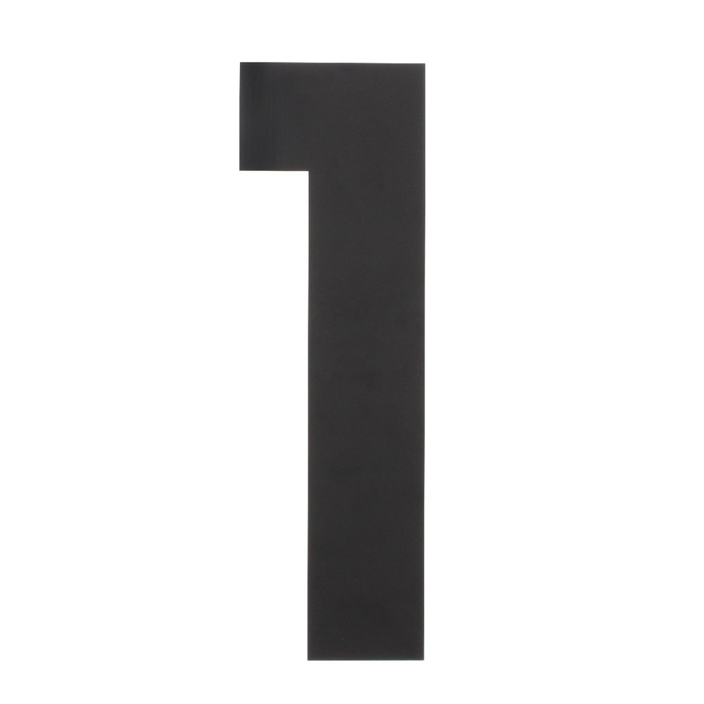 Intersteel Intersteel Huisnummer 1 XXL RVS mat zwart (50cm) - weerbestendig buitendeurbeslag | De Oude Deurklink klassiek buitendeurbeslag Intersteel Intersteel Huisnummer 1 XXL RVS mat zwart (50cm) - weerbestendig buitendeurbeslag | De Oude Deurklink klassiek buitendeurbeslag