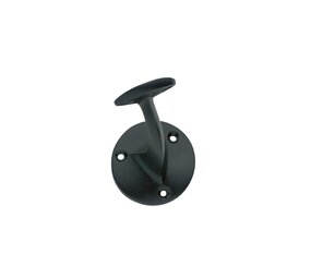 Intersteel Trapleuning houder vlak zadel mat zwart Intersteel Trapleuning houder vlak zadel mat zwart