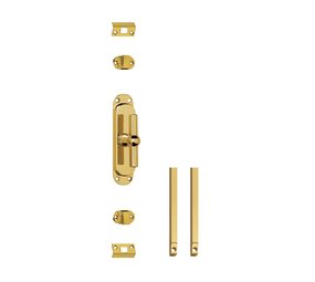 Intersteel Kruk-espagnolet T-kruk met stangenset 2x 1250mm messing ongelakt