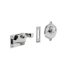 Intersteel Intersteel WC-slot hendel met bocht vrij-bezet chroom | De Oude Deurklink jaren 30 deurbeslag