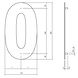 Intersteel Intersteel Huisnummer 0 XXL RVS mat zwart (50cm) - weerbestendig buitendeurbeslag | De Oude Deurklink klassiek buitendeurbeslag Intersteel Intersteel Huisnummer 0 XXL RVS mat zwart (50cm) - weerbestendig buitendeurbeslag | De Oude Deurklink klassiek buitendeurbeslag