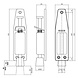 Intersteel Deurvastzetter 142mm geborsteld RVS Intersteel Deurvastzetter 142mm geborsteld RVS