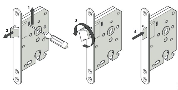 Intersteel Woningbouw klavier dag- en nachtslot geborsteld RVS 55 mm | De Oude Deurklink jaren 30 deurbeslag Intersteel Woningbouw klavier dag- en nachtslot geborsteld RVS 55 mm | De Oude Deurklink jaren 30 deurbeslag