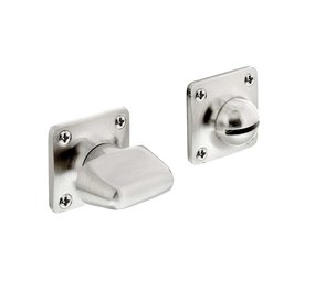 Intersteel Wc slot vierkant basic mat nikkel