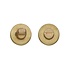 WC slot rond messing getrommeld WC slot rond messing getrommeld