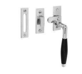 De Oude Deurklink Raamsluiting klassiek, verstevigd, glanzend nikkel, rechts De Oude Deurklink Raamsluiting klassiek, verstevigd, glanzend nikkel, rechts