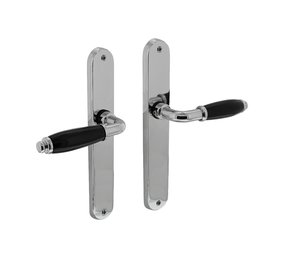 Intersteel Deurklink Courgette met ovaal schild blind chroom