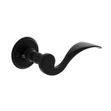 Intersteel Deurklink Lepel met rozet schroefgat mat zwart Intersteel Deurklink Lepel met rozet schroefgat mat zwart