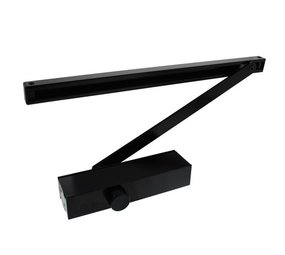 Intersteel Deurdranger zwart met glijarm dr124