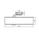 Intersteel Deurdranger grijs met schaararm DR 108 Intersteel Deurdranger grijs met schaararm DR 108