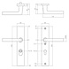Intersteel Intersteel Veiligheidsbeslag SKG3 mat zwart PC72mm kerntrekbeveiliging | De Oude Deurklink klassiek buitendeurbeslag Intersteel Intersteel Veiligheidsbeslag SKG3 mat zwart PC72mm kerntrekbeveiliging | De Oude Deurklink klassiek buitendeurbeslag