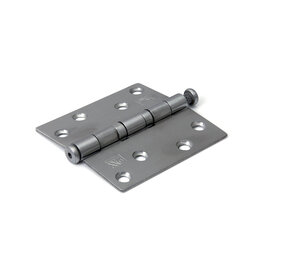 Dulimex Kogellagerscharnier rechte hoeken 89x89mm RVS geborsteld tot 80 kilo Dulimex Kogellagerscharnier rechte hoeken 89x89mm RVS geborsteld tot 80 kilo