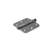 Dulimex Kogellagerscharnier ronde hoeken RVS geborsteld tot 40 kilo Dulimex Kogellagerscharnier ronde hoeken RVS geborsteld tot 40 kilo