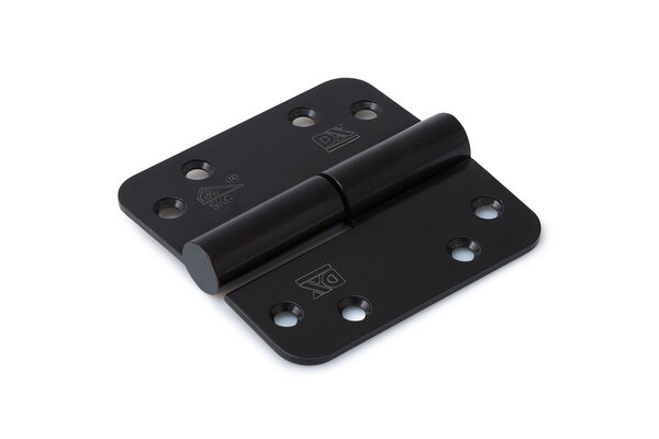 Dulimex Kogelstift paumelle ronde hoeken 89x89 mm SKG3 zwart Links