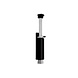 De Oude Deurklink Luxe deurvastzetter schootuitslag van 90 mm zwart De Oude Deurklink Luxe deurvastzetter schootuitslag van 90 mm zwart