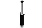 Luxe deurvastzetter met schootuitslag van 120 mm zwart Luxe deurvastzetter met schootuitslag van 120 mm zwart