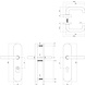 Intersteel Intersteel Veiligheidsbeslag SKG3 PC72mm kerntrekbeveiliging | De Oude Deurklink klassiek buitendeurbeslag Intersteel Intersteel Veiligheidsbeslag SKG3 PC72mm kerntrekbeveiliging | De Oude Deurklink klassiek buitendeurbeslag