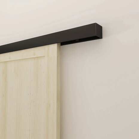 Loftdeur Schuifdeursysteem Modern zwart 200/240cm plafondmontage Loftdeur Schuifdeursysteem Modern zwart 200/240cm plafondmontage