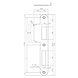 Intersteel Sluitplaat voor veiligheidsslot skg2 profielcilindergat 72 mm din rechts rvs Intersteel Sluitplaat voor veiligheidsslot skg2 profielcilindergat 72 mm din rechts rvs