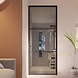 Loftdeur Stalen scharnierdeur Slimline 3-vaks met rookglas en magneetsluiting Loftdeur Stalen scharnierdeur Slimline 3-vaks met rookglas en magneetsluiting