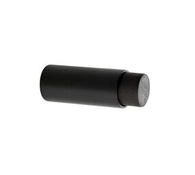 Mooi Deurbeslag Deurstopper RVS zwart voor wandmontage 60x22mm Mooi Deurbeslag Deurstopper RVS zwart voor wandmontage 60x22mm